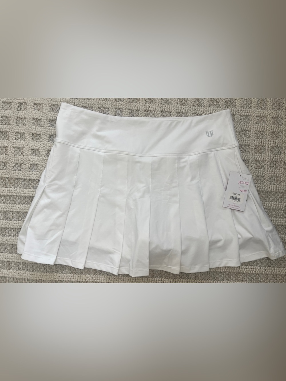 Venus Williams ELEVEN Flutter Skirt - White large